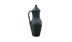 Black Clay Coffee Pot