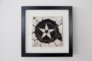 5 pointed white star